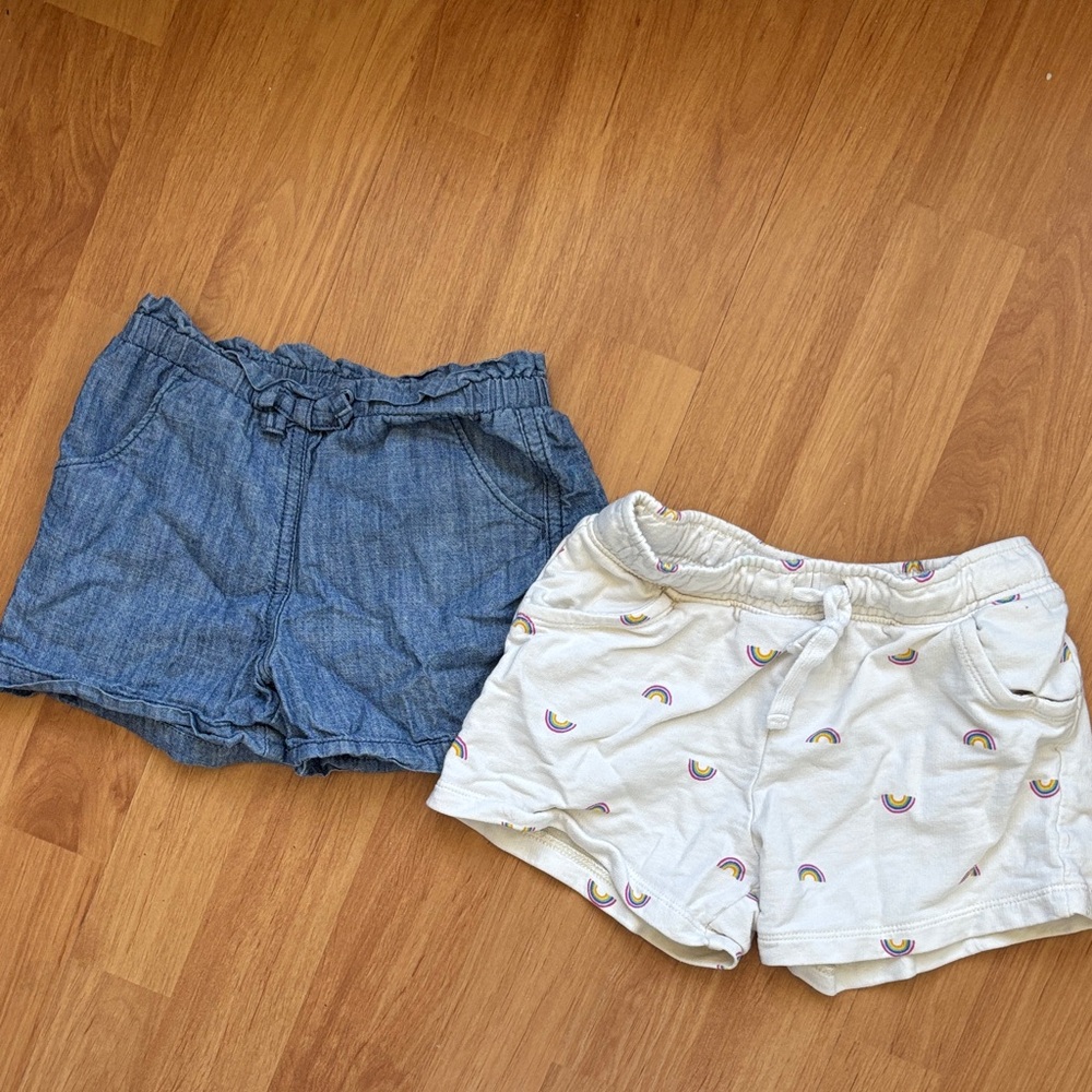Old Navy Denim and Rainbow Print Shorts